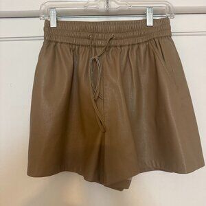 Good American Faux Leather Shorts – Size 2